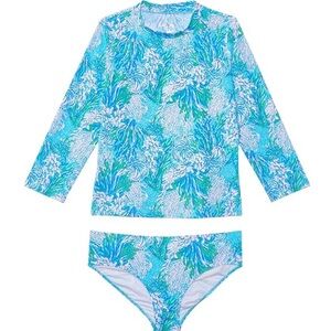 Lilly Pulitzer Bobby Long Sleeve Rash Guard Swim Set